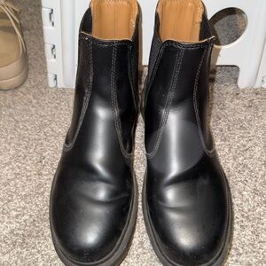 Dr. Martens Black Leather Boots